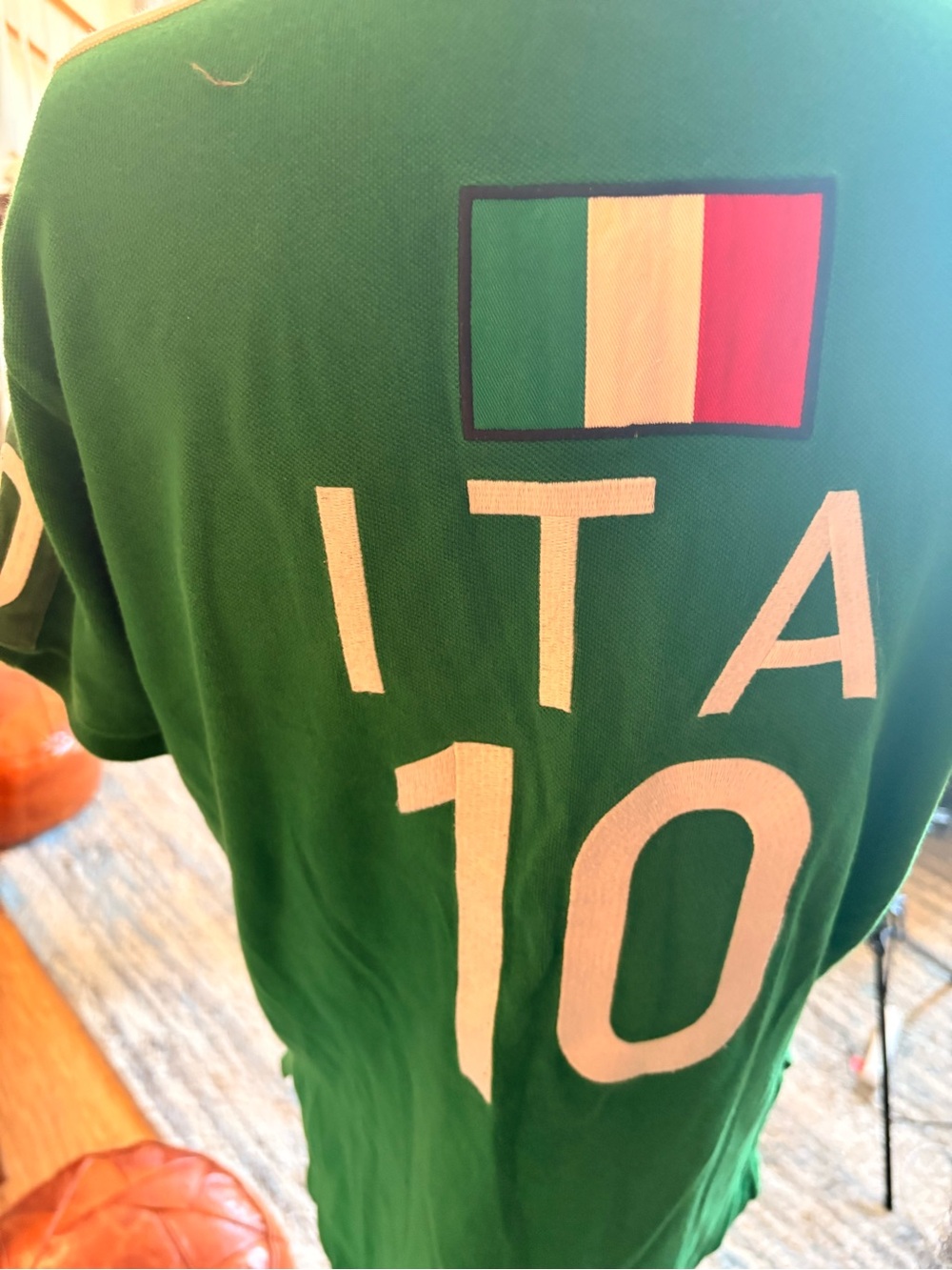 Polo by Ralph Lauren Green Italy Logo Polo Shirt - Picture 6 of 9